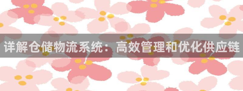 28圈预测加拿大：详解仓储物流系统：