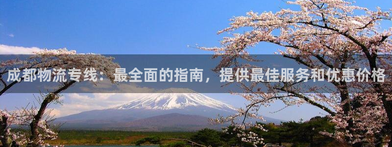 28圈辅助：成都物流专线：最全面的指