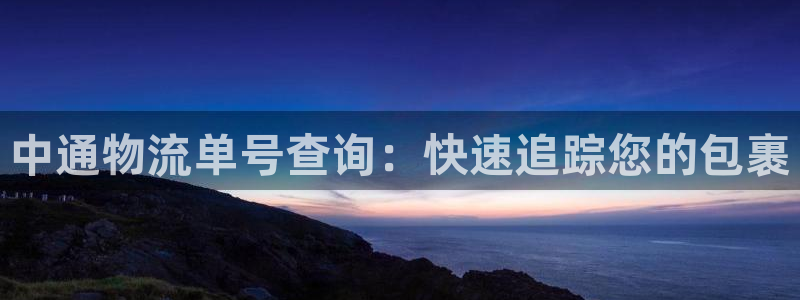 28圈怎么申请代理：中通物流单号查询
